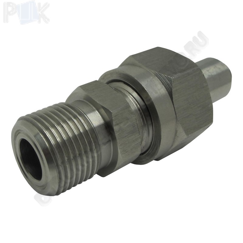 Соединение ввертное цилиндрическое НСВ14 G1/2-М20х1,5 ст. 12х18н10т